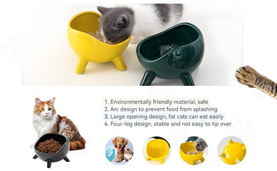 Comedero y Bebedero Cerámico para Gatos y Perros Pequeños con Base Antideslizante - Image 14