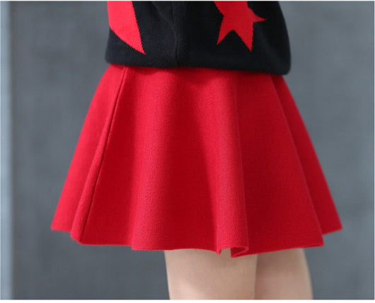 Falda Corta Princesa Niña Primavera Otoño - Tejida Versátil y Elegante - Image 5