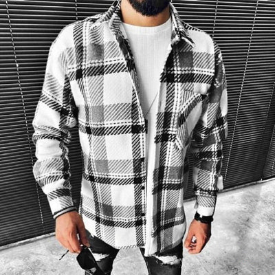 Camisa Estampada con Solapa y Mangas Largas - Image 6