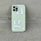 Funda de Plástico para Teléfono con Letras, Simple y a la Moda