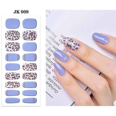 Pegatinas de Uñas UV Gel Semi-curadas Impermeables - Pure Desire Wind Wear - Image 13