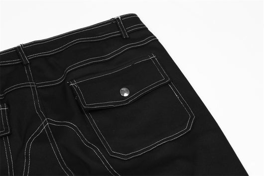 Pantalones Rectos con Aberturas Laterales - Estilo Urbano Casual - Image 6