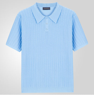 Camisa Casual Hombre Manga Corta Cuello Solapa Ajuste Relajado - Image 21