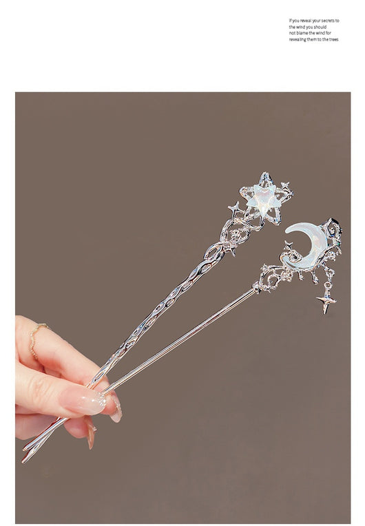Pasador Moonstone de Piedra Lunar para Recogidos Elegantes - Image 14
