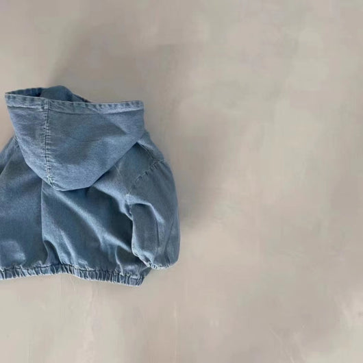 Sudadera Denim con Capucha para Bebés Niños y Niñas - Image 9