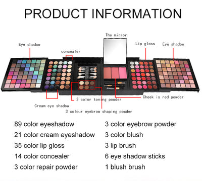 Paleta de Maquillaje 177 Colores: Sombras, Labiales y Rubores Todo en Uno - Image 12