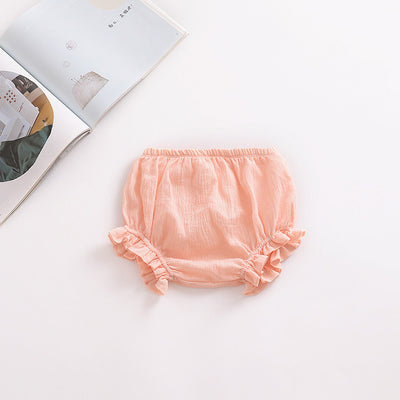 Shorts Infantiles de Algodón y Lino con Encaje - Image 19