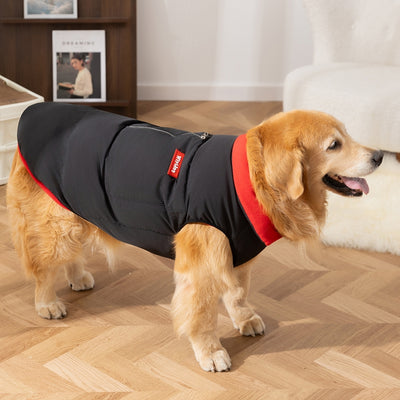 Chaleco Acolchado para Perros Grandes - Ropa de Invierno con Bolsillos - Image 15