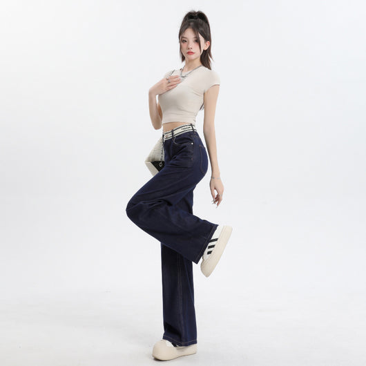 Pantalones Anchos Rectos de Lino para Verano - Mujer - Image 2