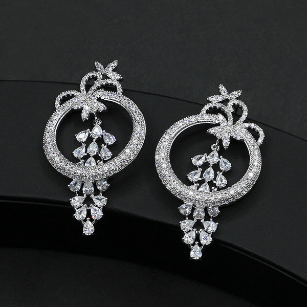 Aretes de Plata Esterlina para Niñas - Diseño Oversize Moderno