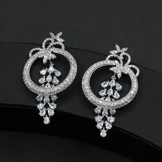 Aretes de Plata Esterlina para Niñas - Diseño Oversize Moderno