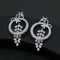 Aretes de Plata Esterlina para Niñas - Diseño Oversize Moderno