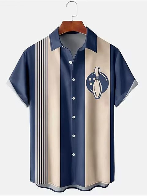 Camisa Bowling Hombre Impresión Digital 3D - Image 12