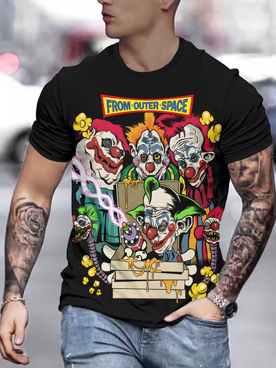 Playera Casual para Hombre con Estampado Digital 3D - Image 7