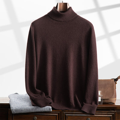 Camisa Casual de Cachemira con Cuello Alto para Otoño Invierno - Image 14