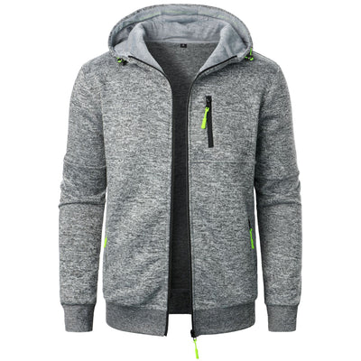 Cardigan Deportivo con Capucha Jacquard para Hombre - Image 4
