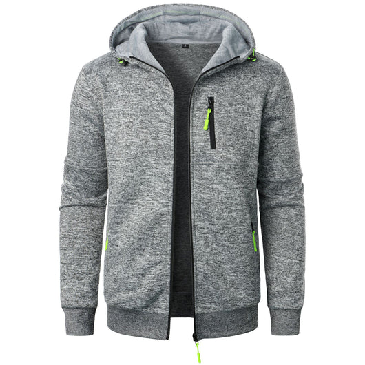 Cardigan Deportivo con Capucha Jacquard para Hombre - Image 4
