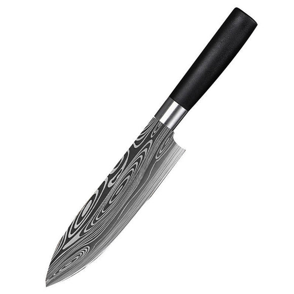 Cuchillo Profesional Damasco para Deshuesar y Picar