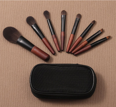 Kit Portátil de Brochas de Maquillaje Compacto para Viajes - Image 5