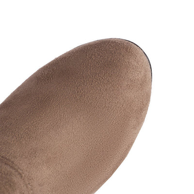 Botas Plataforma de Ante para Mujer - Estilo Alto y Versátil - Image 10