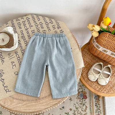 Pantalones Cortos Denim de Algodón con Bolsillos para Niños - Image 20