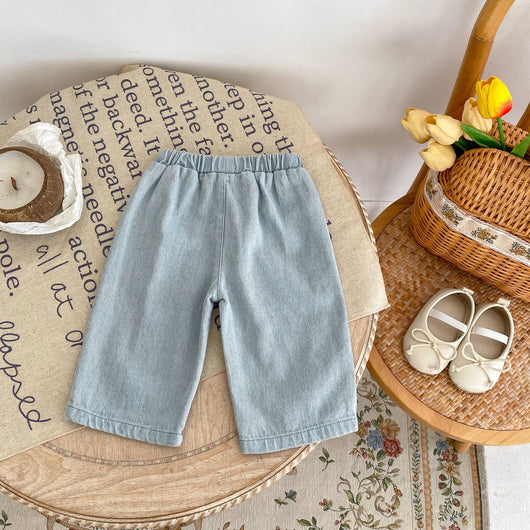Pantalones Cortos Denim de Algodón con Bolsillos para Niños - Image 20