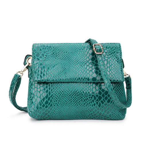 Bolso Cuadrado Pequeño con Patrón Serpiente - Image 7