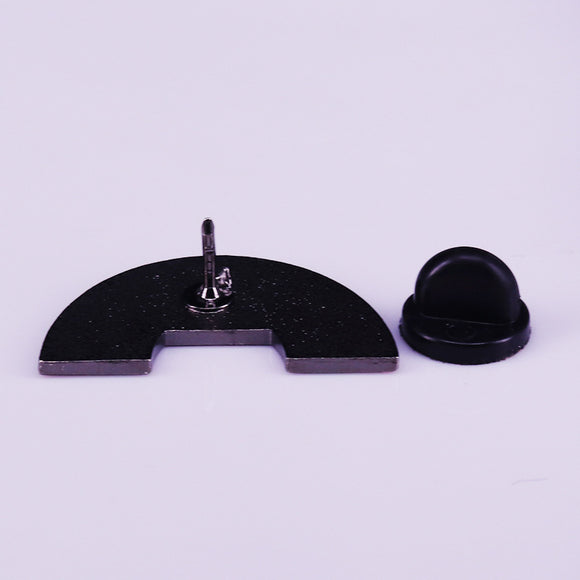 Broche de Cobre Arcoíris Minimalista de Metal
