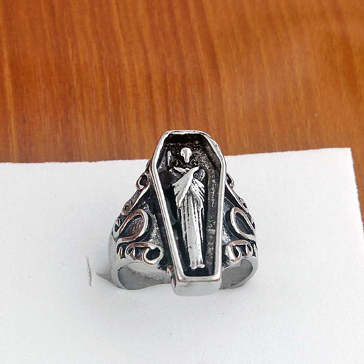 Anillo Vampiro Gótico de Calavera Explosiva - Image 3