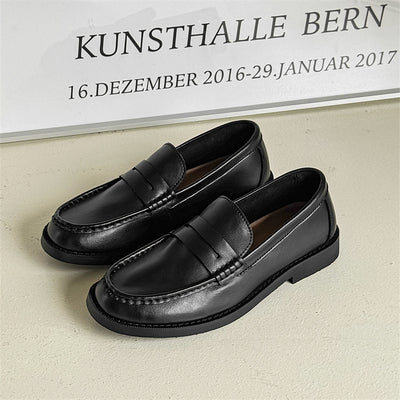 Zapatos Casuales Retro de Negocios para Hombre - Diseño Versátil sin Cordones - Image 3