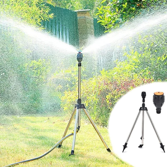 Sistema de Riego Automático Giratorio con Trípode Retráctil