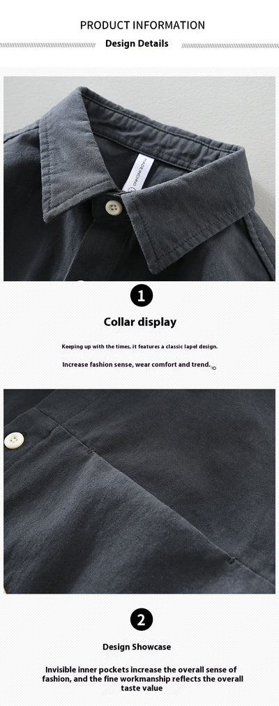 Camisa Manga Larga con Costuras Reforzadas para Hombre - Image 10