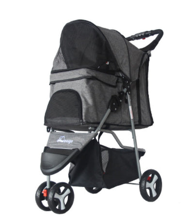 Carrito Plegable para Mascotas - Cómodo y Portátil para Perros y Gatos - Image 9