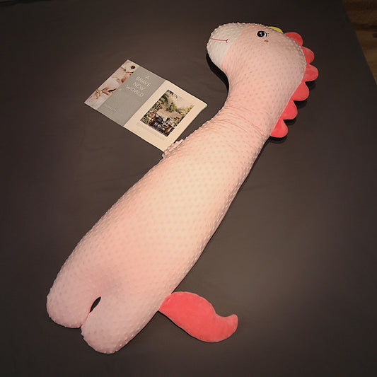 Almohada Larga de Terciopelo Animal para Sofá y Cama