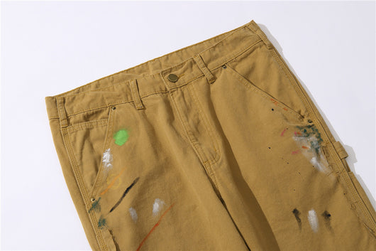 Overol Jeans Ancho con Costuras Sueltas Estilo Casual - Image 7