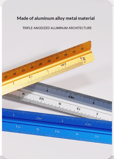 Regla Triangular de Aluminio para Diseño y Dibujo Profesional - Image 19