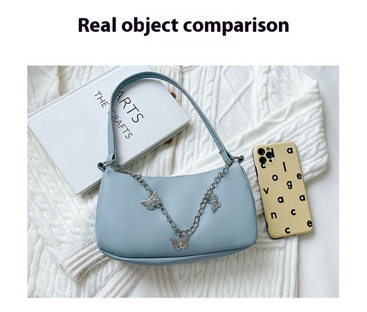 Bolso Bandolera Mariposa con Cadena - Cartera Versátil Comodidad Diaria - Image 27