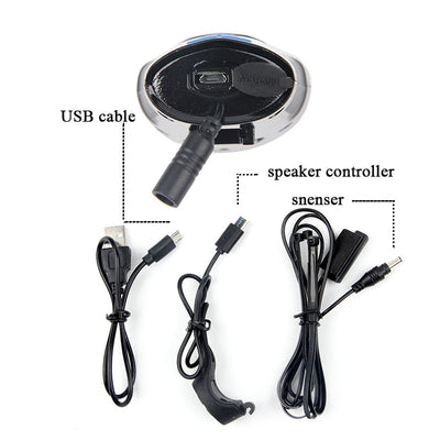 Luz Frontal para Bicicleta USB con Altavoz y Velocímetro - Image 38