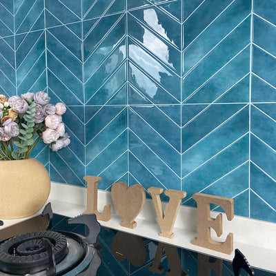 Adhesivo de pared 3D autoadhesivo resistente al aceite para cocina Jade