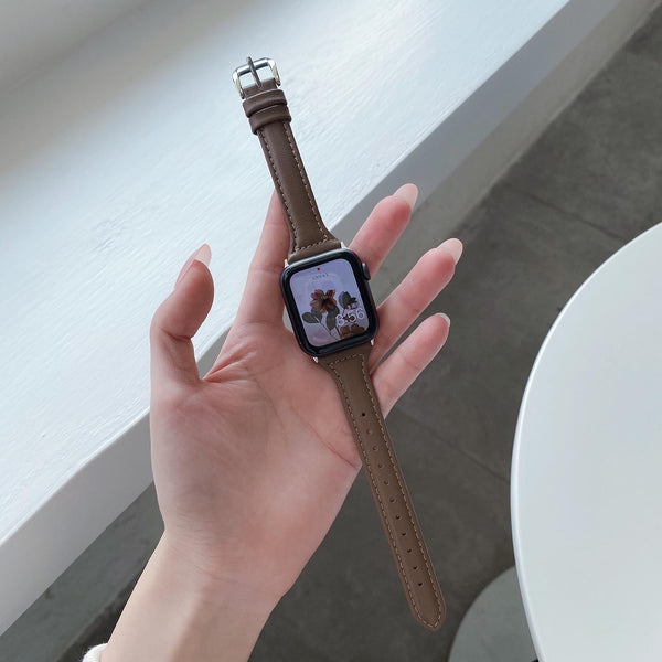 Correa de Reloj Minimalista Ajustable para Muñeca Delgada