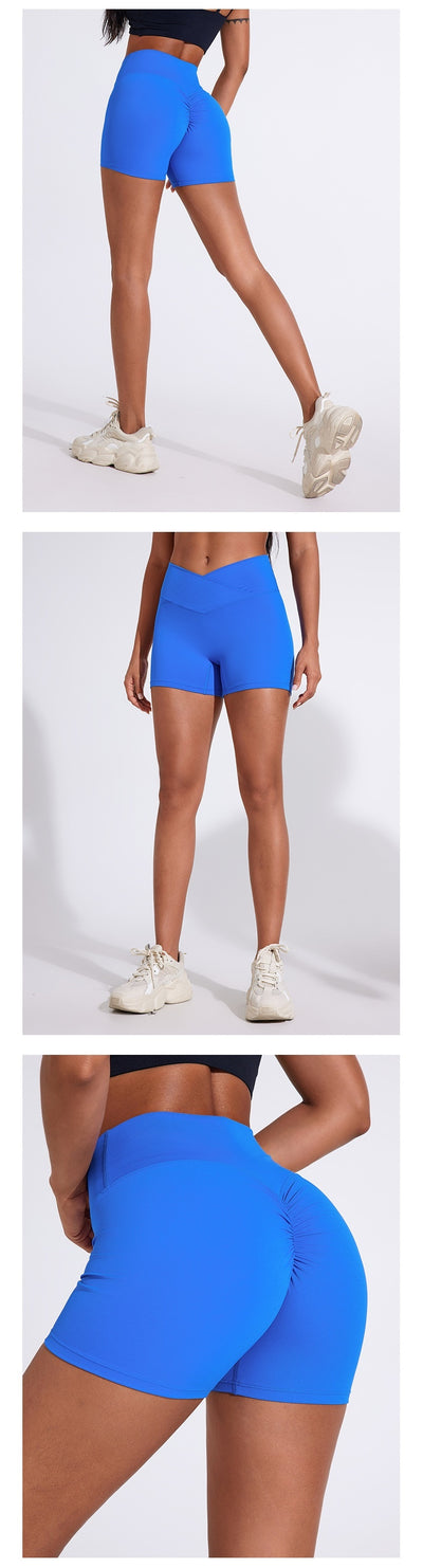 Pantalones Yoga Levantacaderas de Cintura Alta Plisados - Estilo Europeo - Image 13