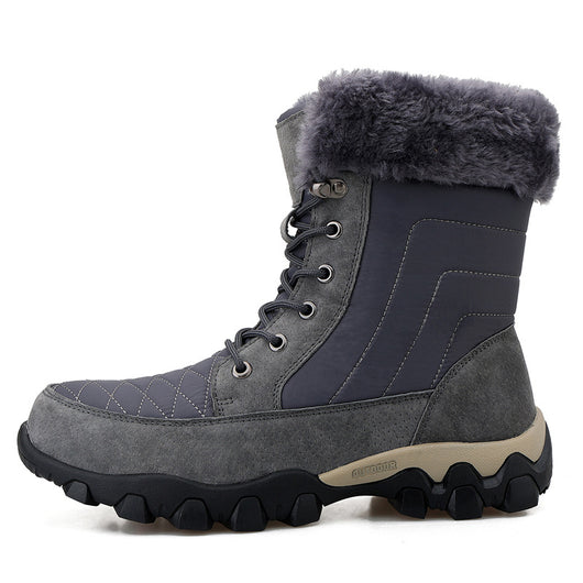 Botas de Nieve Estilo Británico con Suela Gruesa para Hombre - Image 14