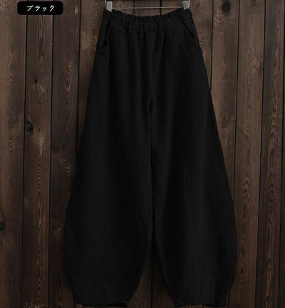 Pantalones Holgados Cintura Ajustada Talla Grande para Mujer - Image 5