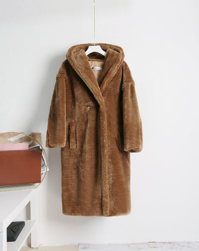 Abrigo de Cashmere Teddy para Mujer - Image 5