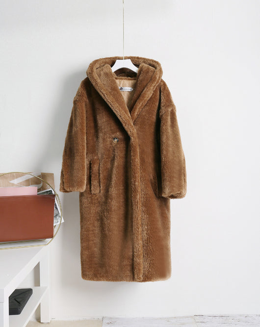 Abrigo de Cashmere Teddy para Mujer - Image 5