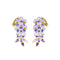 Wisteria Flower Ear Stud Necklace Special Interest Light Luxury Accessories Grande Wisteria Ear Studs