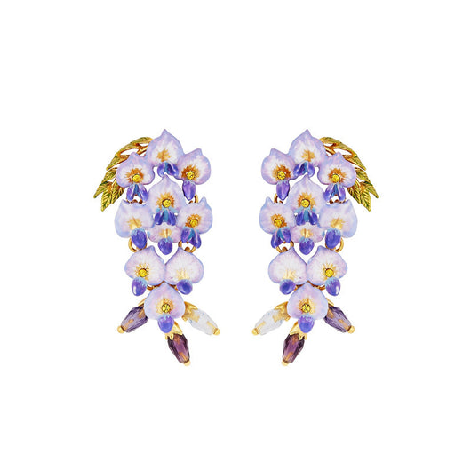 Collar con Aretes de Flor de Glicina - Accesorios de Lujo Minimalista - Image 11