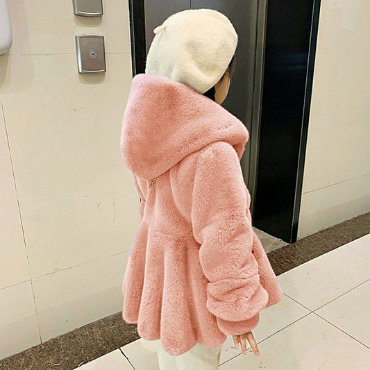 Abrigo Infantil Personalizado con Capucha y Pelaje Sintético Cálido - Image 2