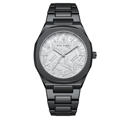 Reloj Impermeable para Hombre con Esfera Grabada en Relieve de Hoja de Palma - Image 11
