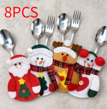 Porta Cubiertos Navideño Santa Claus para Decoración de Mesas - Image 10
